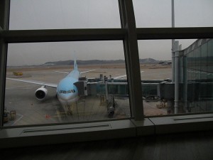 My plane to Fukuoka 